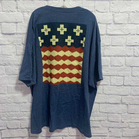 Pendleton Men's  3XL  Short Sleeve Heavyweight Tee Brave Star Graphic (on back) - Picture 2 of 5